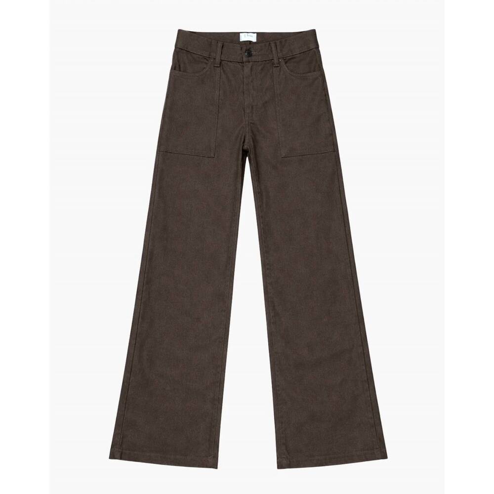 NEW BEVY FLOG women's romi pants in brown suede feel